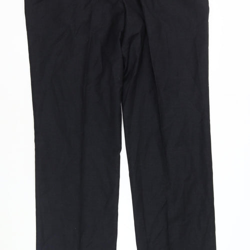 Esprit Men's Black Dress Pants, Size 34, Wool