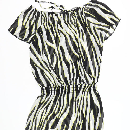 Dorothy Perkins Women's Multicoloured Animal Print Blouse Size 10