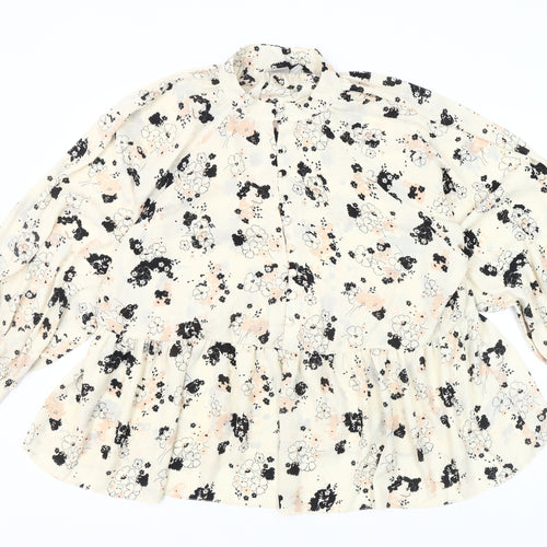 ASOS Women's Multicoloured Floral Blouse Size 16