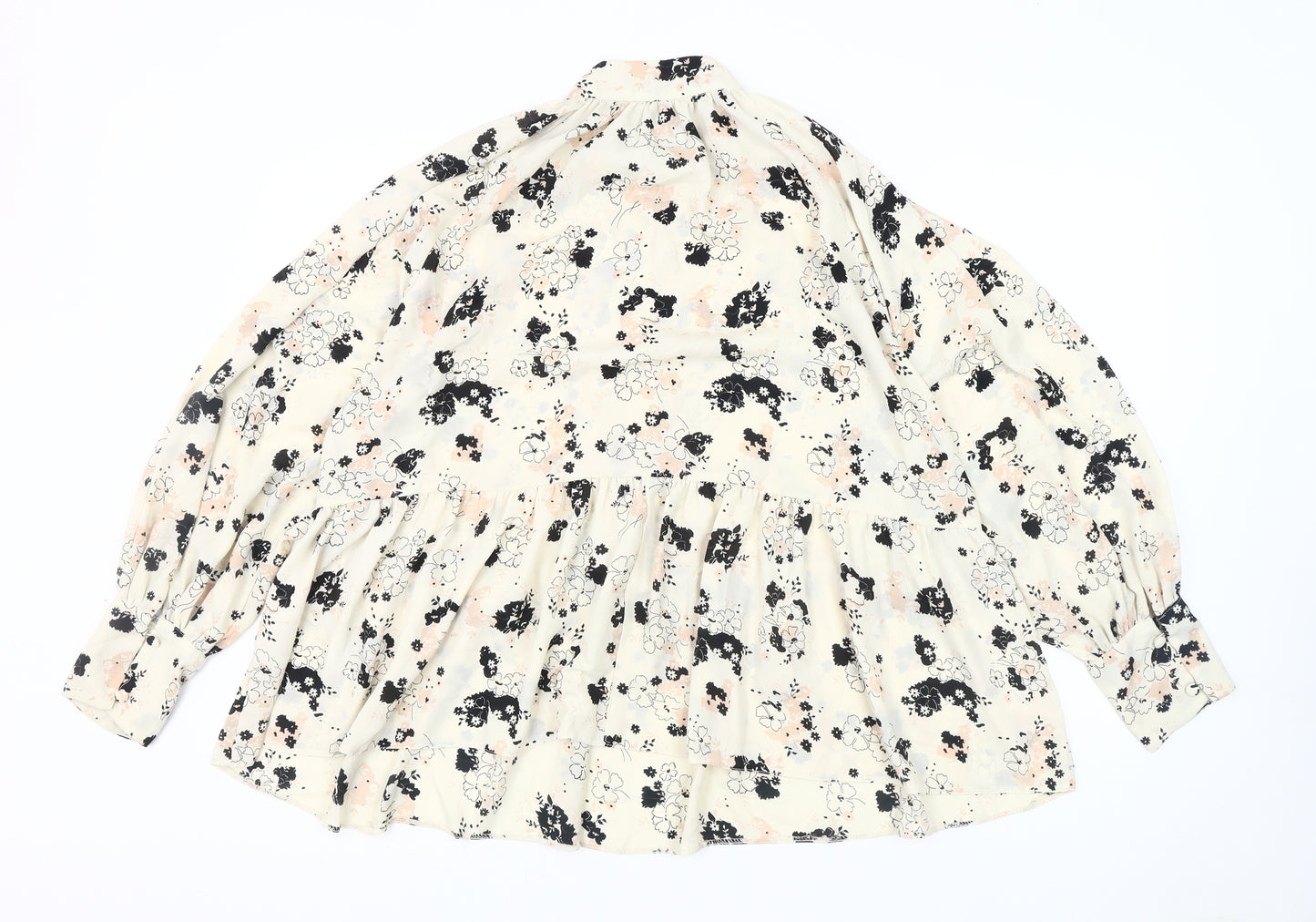 ASOS Women's Multicoloured Floral Blouse Size 16