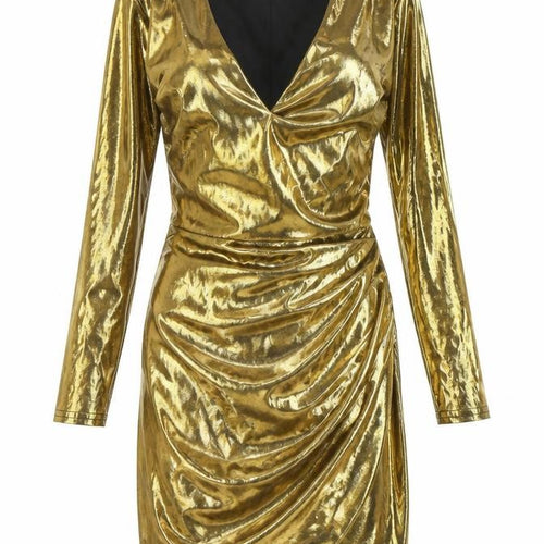 True Violet Women's Gold Bodycon Party Dress size 12