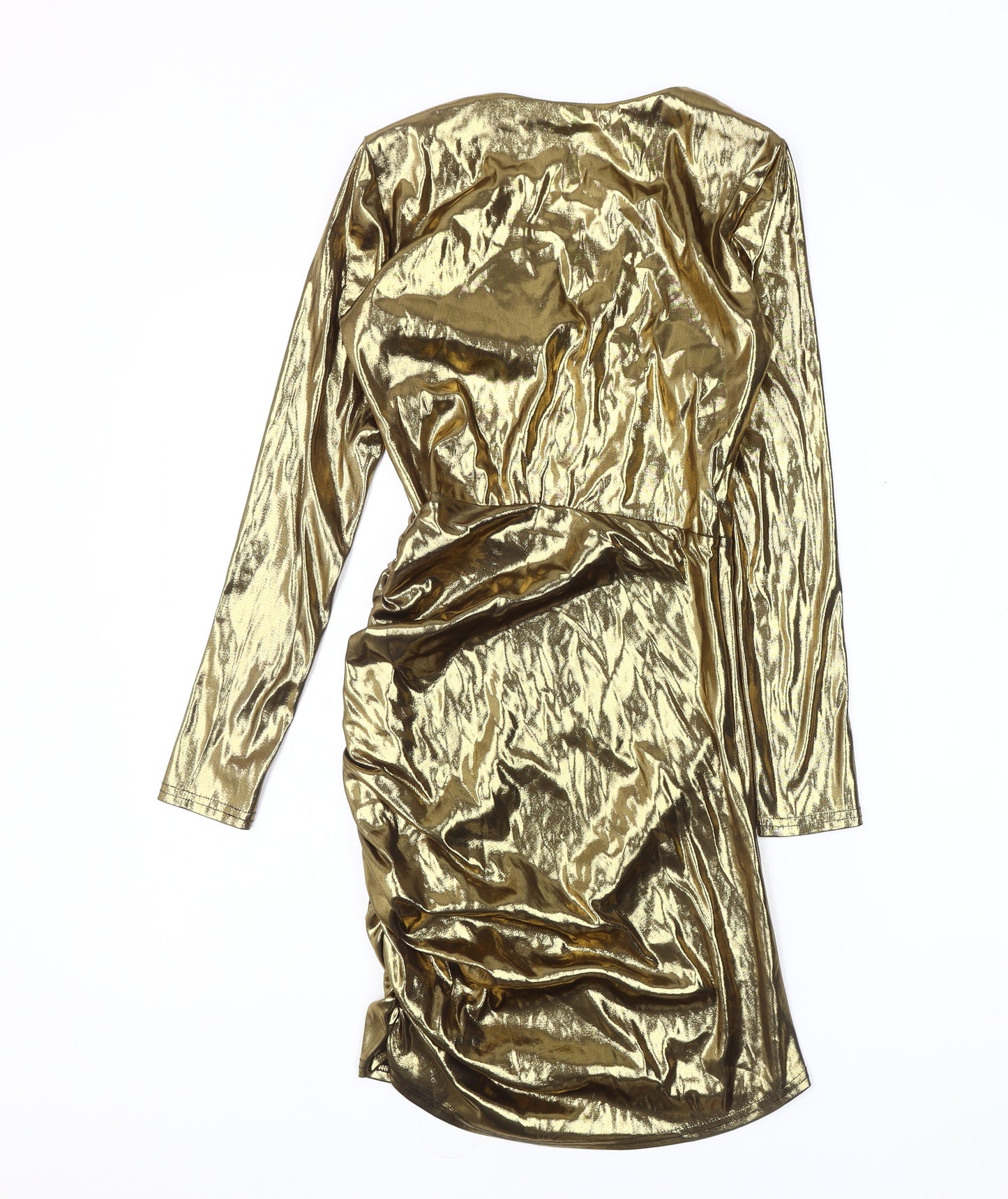 True Violet Women's Gold Bodycon Party Dress size 12