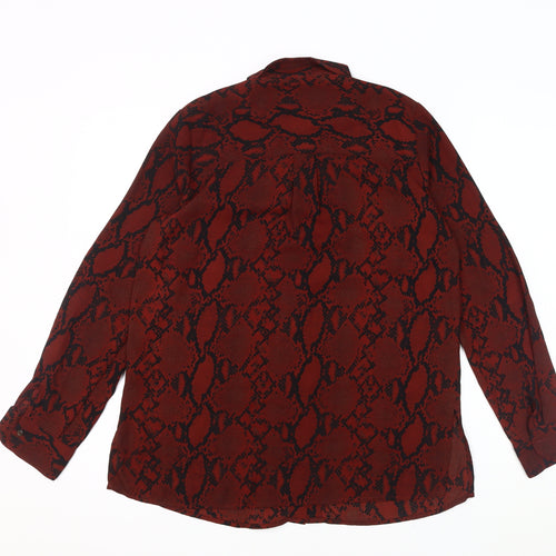 New Look Women's Multicoloured Button-Up Shirt UK 8