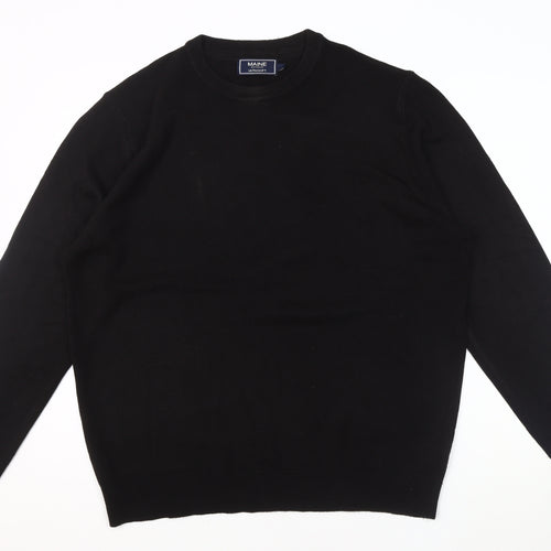 Maine New England Black L Men's Pullover Jumper
