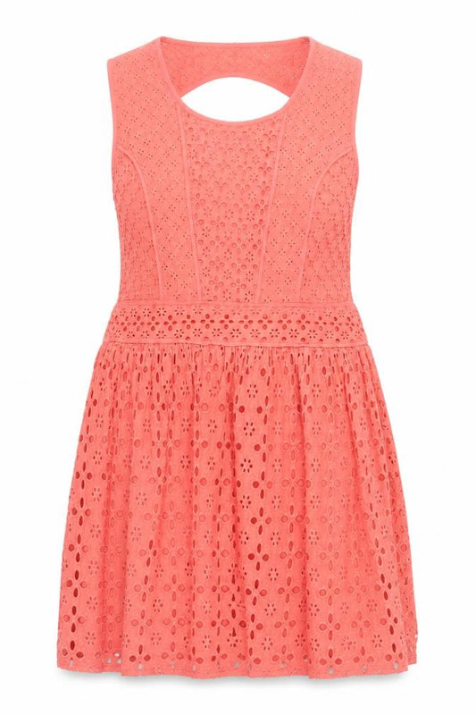 Front view of Yumi Pink Women's Skater Dress, size 16