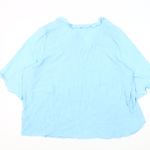 Marks and Spencer Women's Blue Top, Size 20