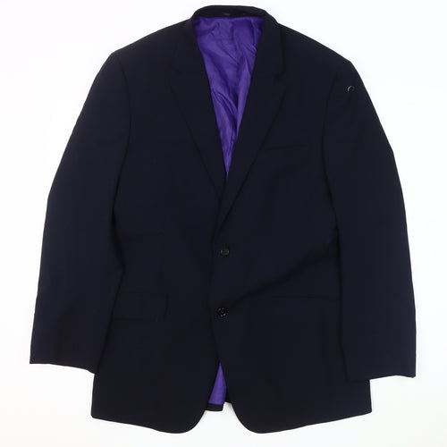 Skopes Men's Blue Blazer 44R Classic Formal Style