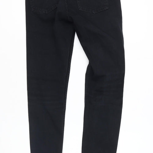 Topshop Men's Black Slim Straight Jeans 28
