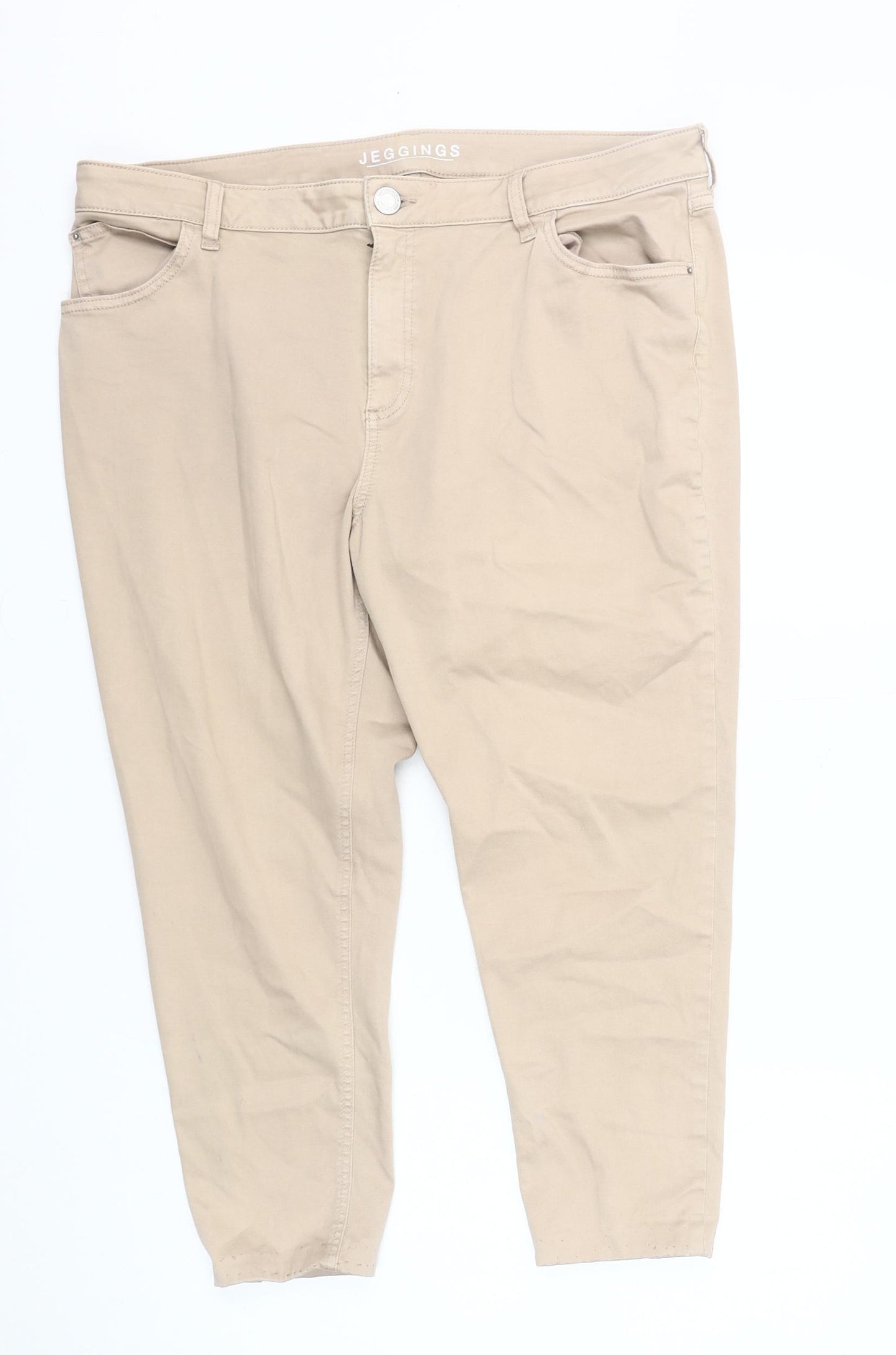 Marks and Spencer Women's Beige Jeggings Size 18