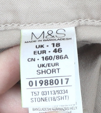 Marks and Spencer Women's Beige Jeggings Size 18