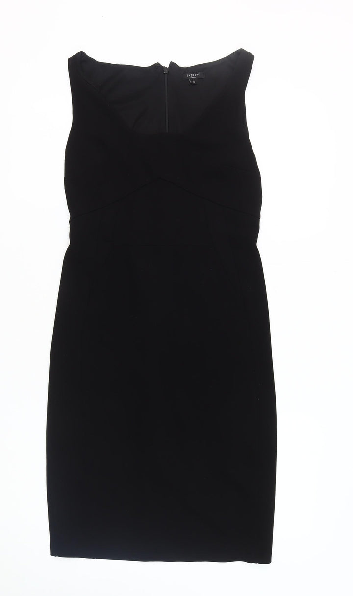 Therapy Black Dress Women Size 8 - Elegant Evening Wear