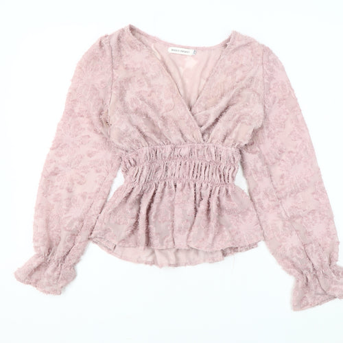 BISOU'S PROJECT Women's Pink Tunic Blouse - Size S