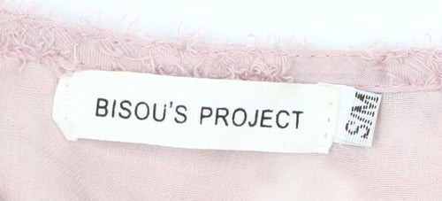 BISOU'S PROJECT Women's Pink Tunic Blouse - Size S