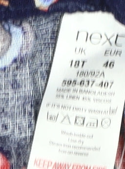 Next Women’s Multicoloured Floral Skirt Size 18T