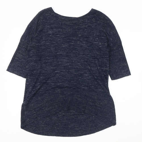 Marks and Spencer Women Blue Knit Jumper Size 14