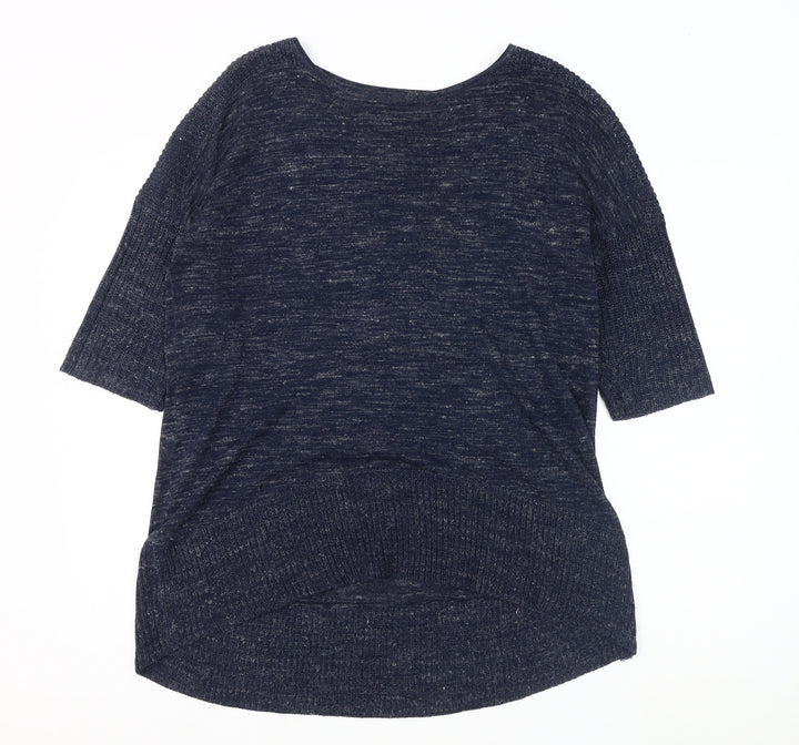 Marks and Spencer Women Blue Knit Jumper Size 14