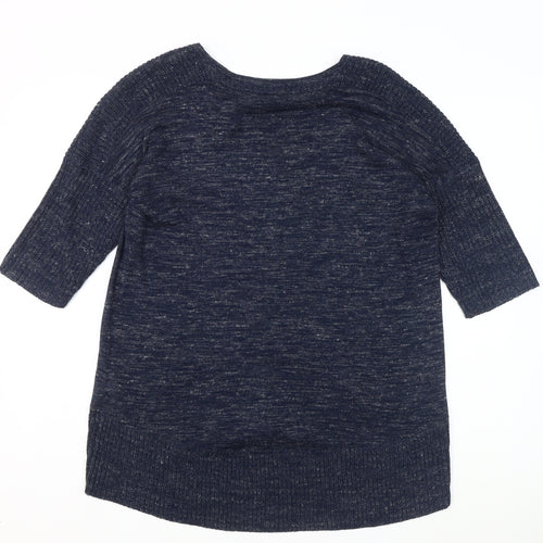 Marks and Spencer Women Blue Knit Jumper Size 14