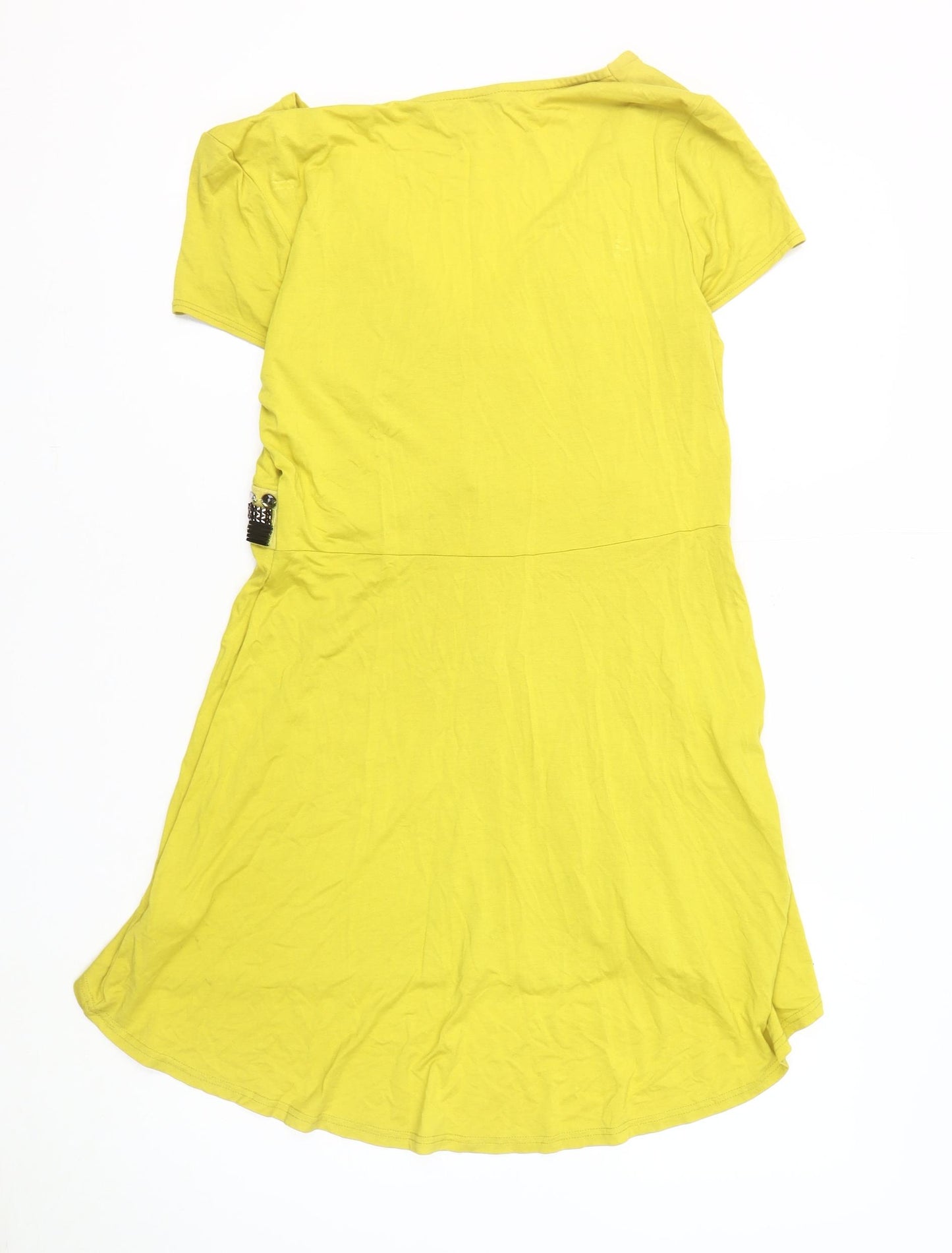 Star by Julien Macdonald Women's Yellow Party Dress Size 14
