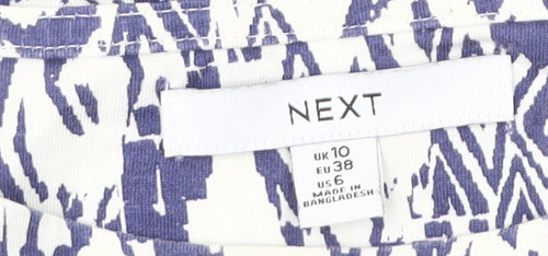Next Women's Multicoloured Shift Dress Size 10