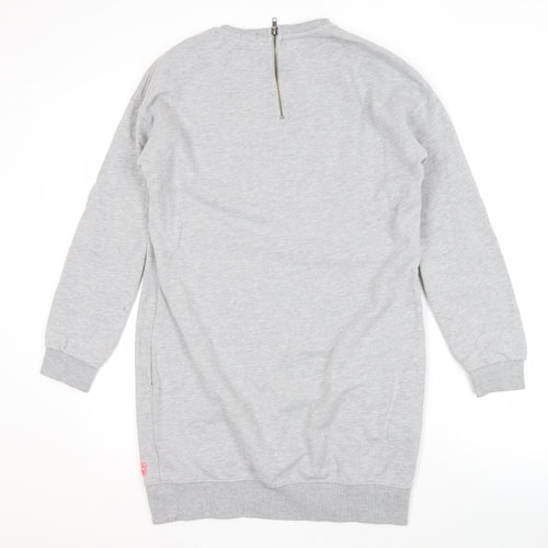 Superdry Women's Grey Sweatshirt Dress S