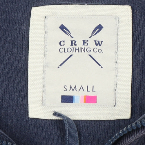 Crew Clothing Men's Blue 1/4 Zip Sweatshirt S