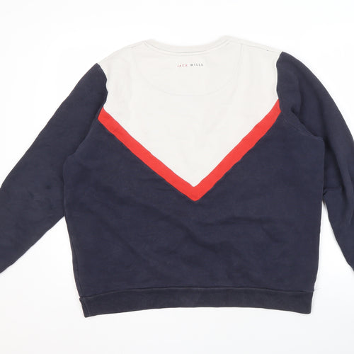 Jack Wills Women's Multicoloured Pullover Sweatshirt Size 16