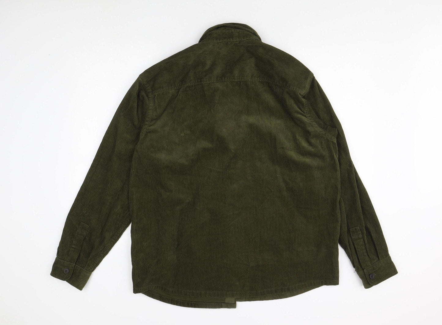 Uniqlo Men's Green Corduroy Jacket, Size M, Casual