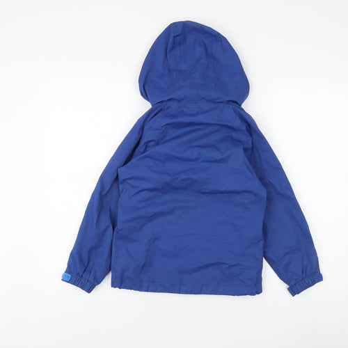 Higear Boys Blue Basic Jacket, Hooded, Size 7-8