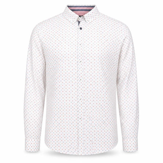 Front view of Steel & Jelly Men's Multicolour L Dress Shirt