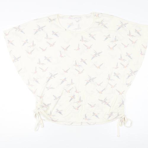 Apricot Women's Ivory Bird Tunic Blouse Size 12
