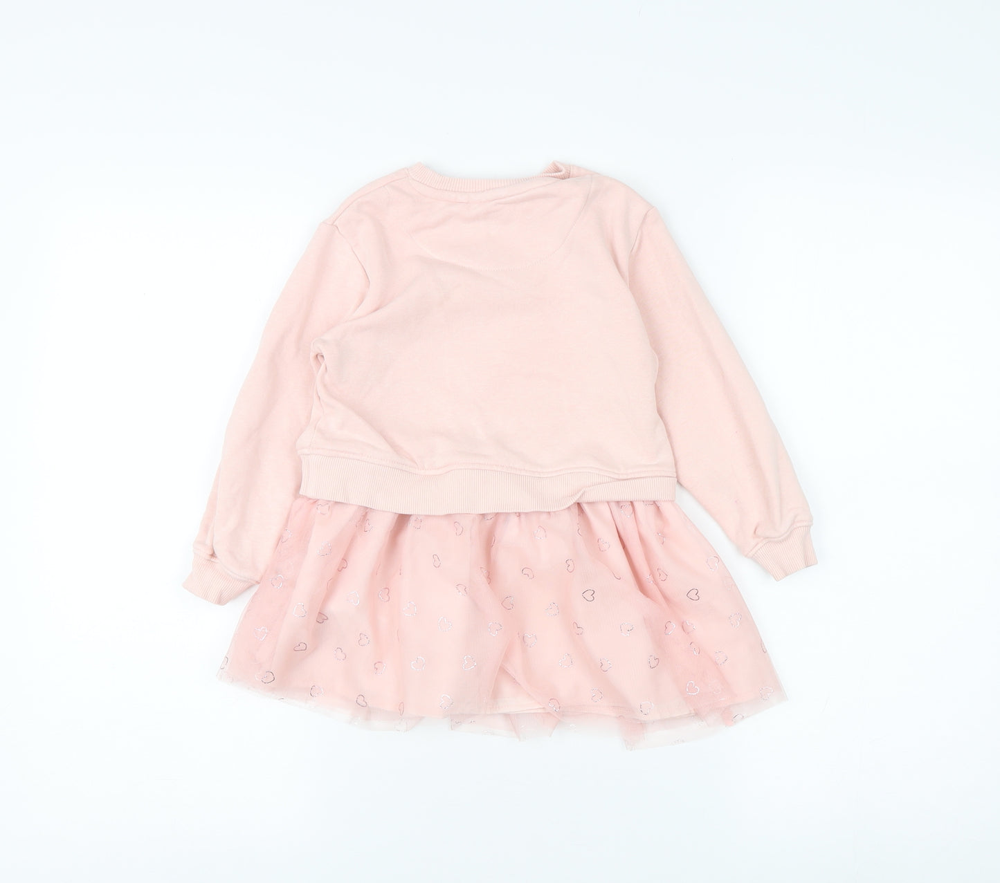 Disney Frozen Pink Dress, Girls 3-4Y, Long Sleeve, Eco-Friendly