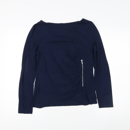 Phase Eight Women's Blue Boat Neck Top Size 12