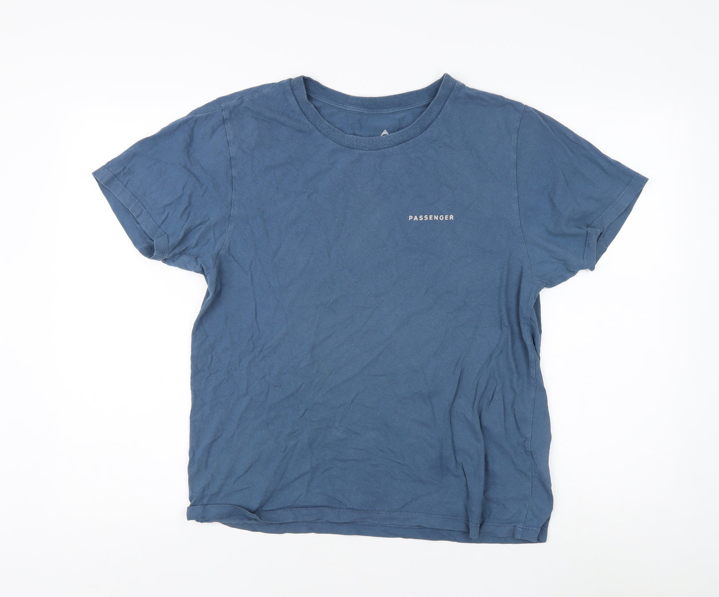 Passenger Men's Blue Graphic Crew Neck T-Shirt L