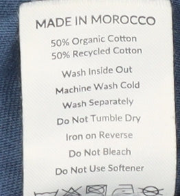 Passenger Men's Blue Graphic Crew Neck T-Shirt L