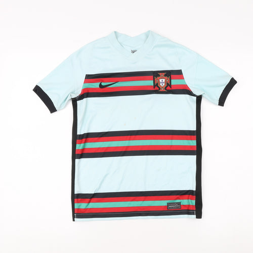 Nike Boys' Blue Football Jersey M Athletic Fit