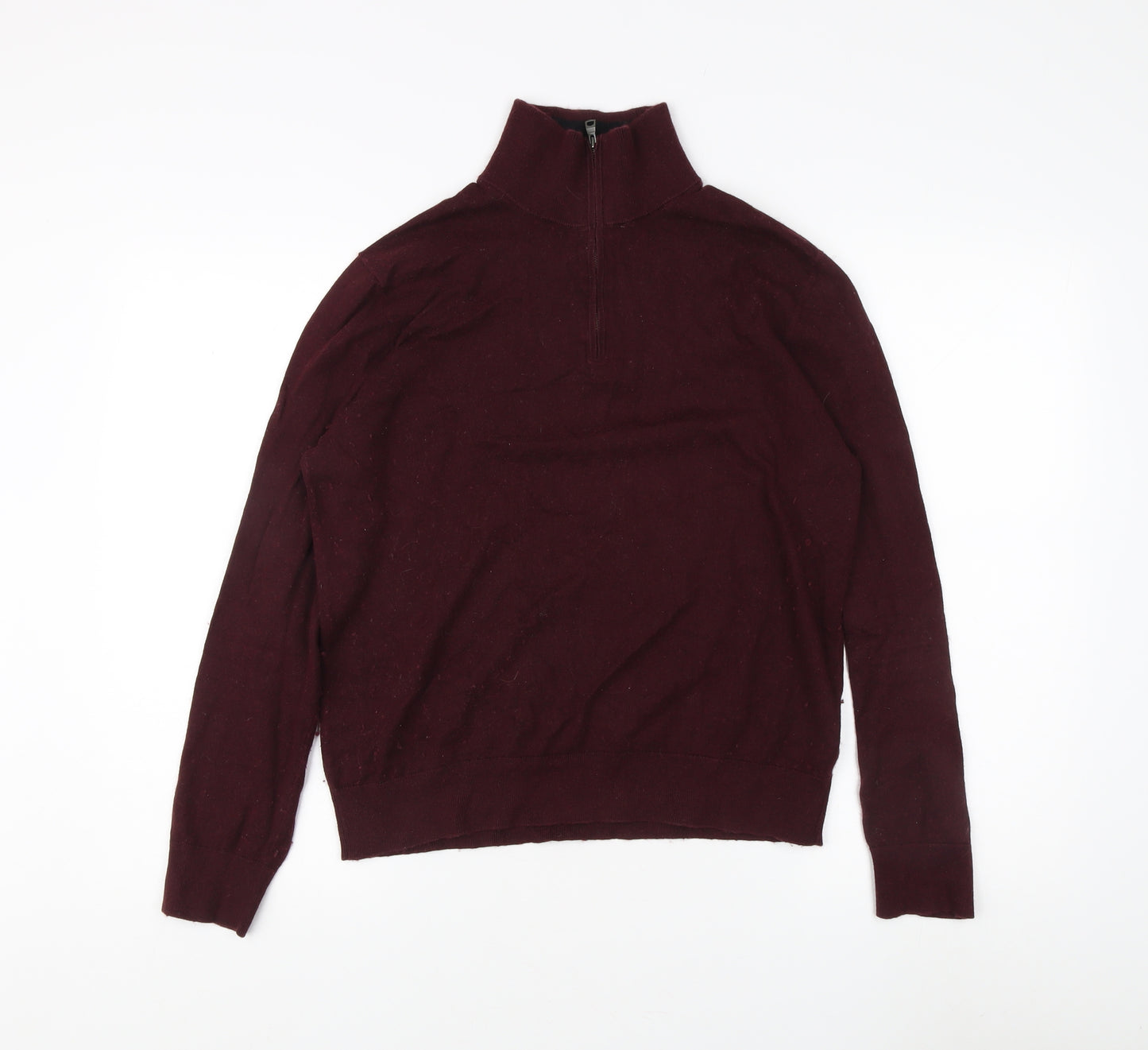 Banana Republic Men's Red Knit Pullover Sweatshirt S