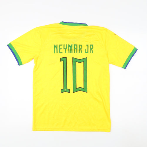 Brasil Men's Yellow Football Jersey Size S