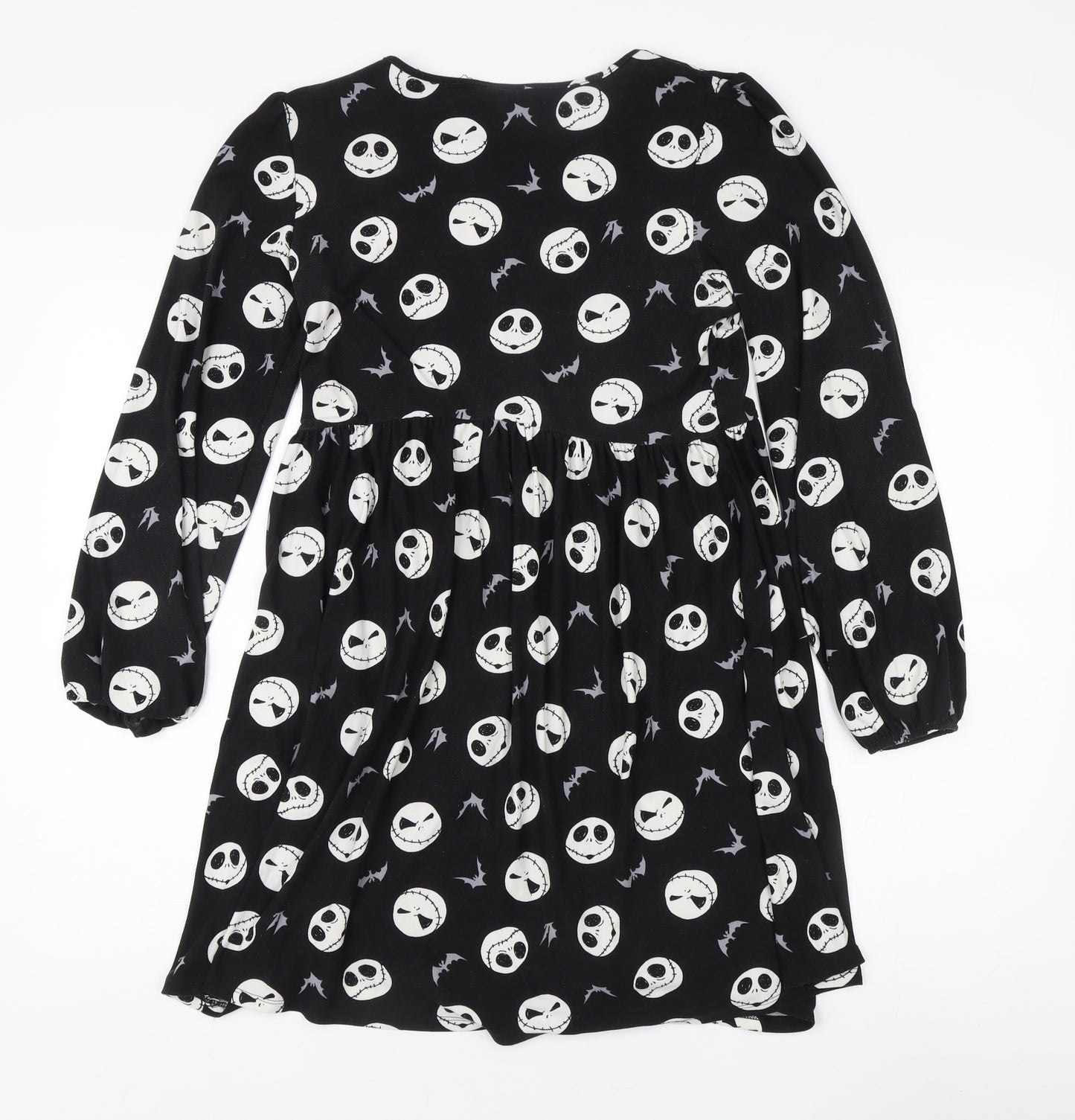 Disney Girls Black Long Sleeve Dress, The Nightmare Before Christmas