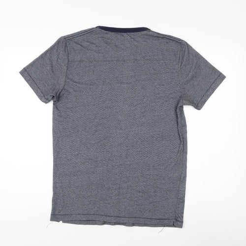 French Connection Men's Blue Crew Neck T-Shirt L