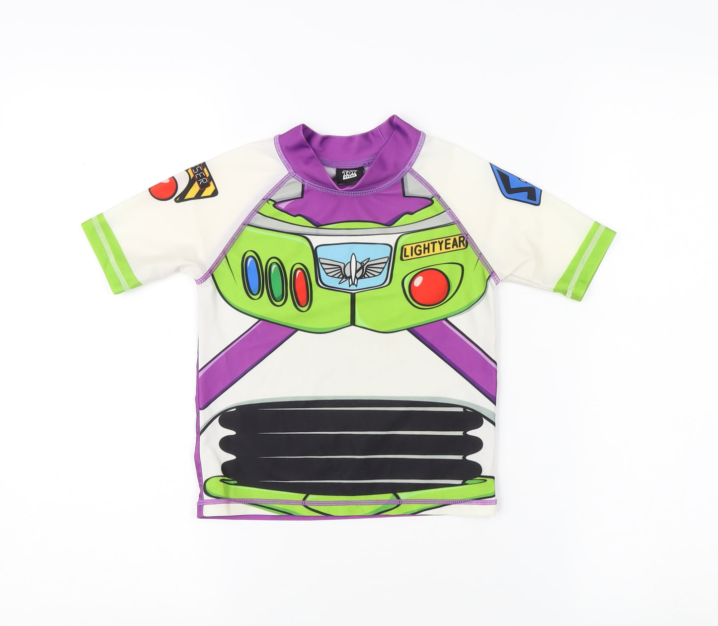 Disney Boys Toy Story Rash Guard 5-6 Years Buzz Lightyear