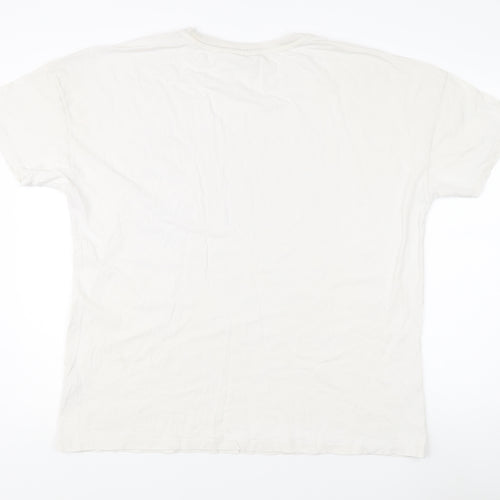 NBA Unisex Adults White XL T-Shirt for Casual Sportswear