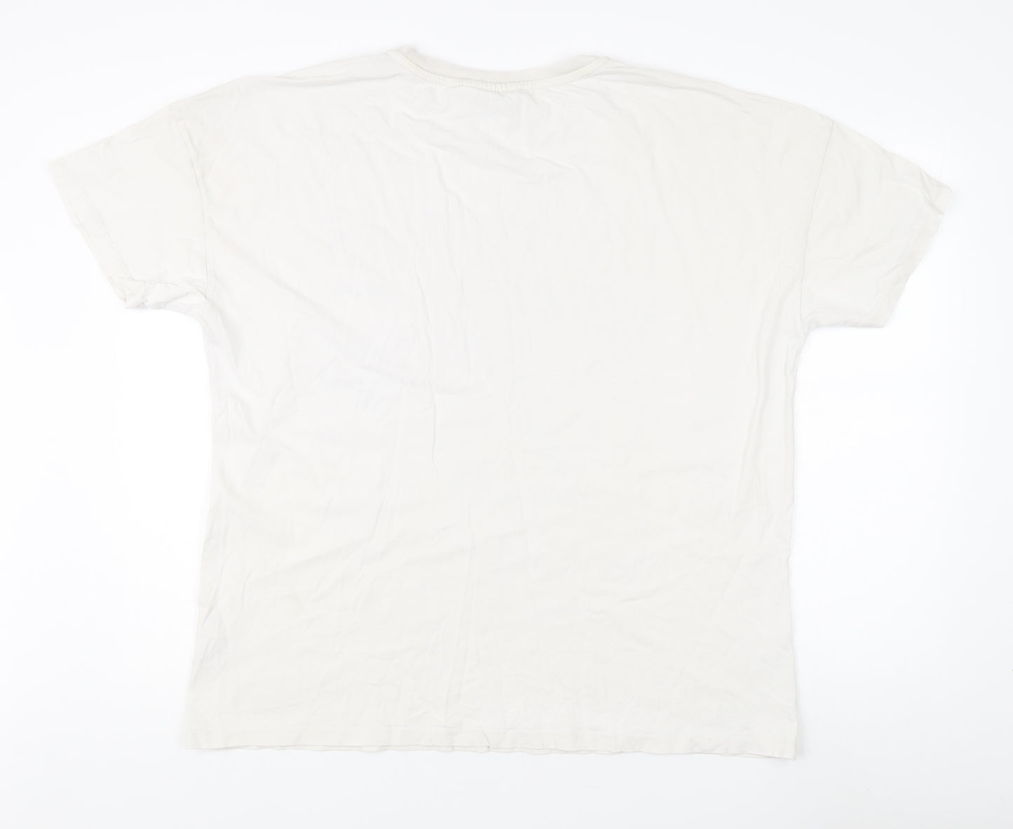 NBA Unisex Adults White XL T-Shirt for Casual Sportswear