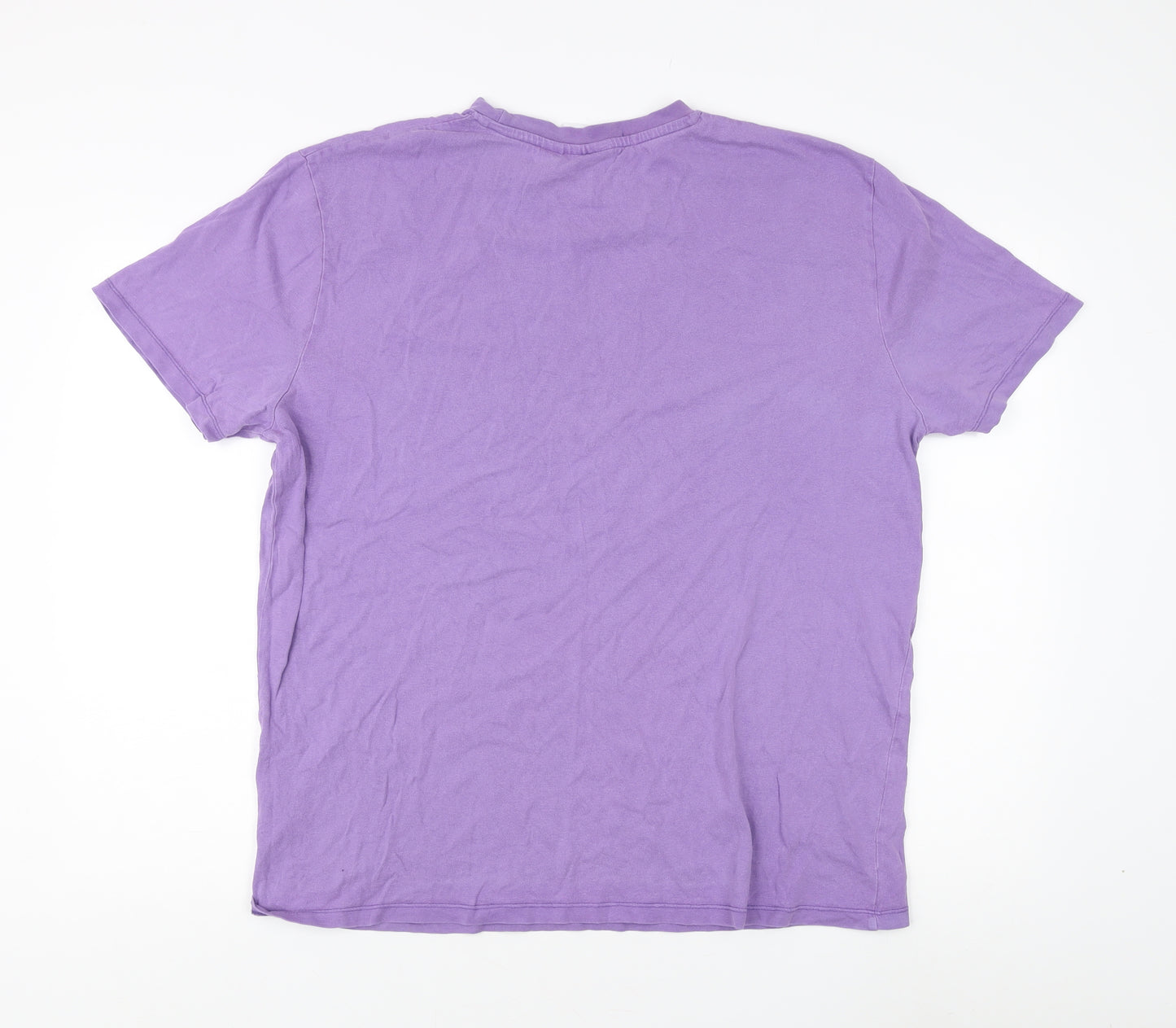 NBA Unisex Adults Purple XL Crew Neck T-Shirt Sports