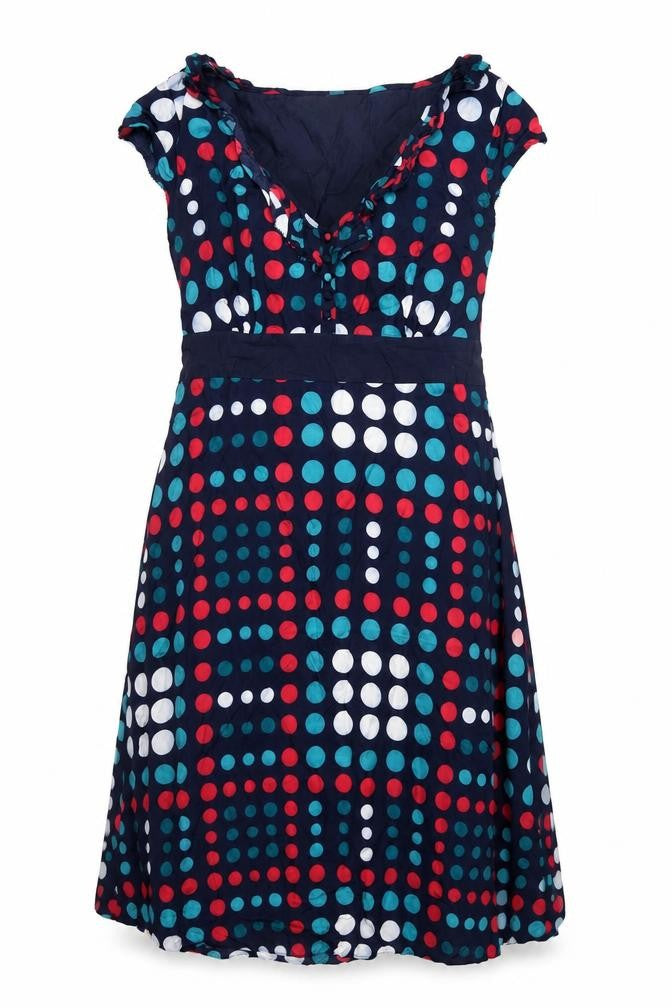 Front view of Monsoon Women's Multicoloured A-Line Dress
