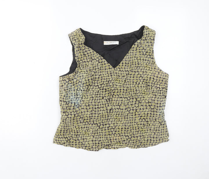 Planet Women's Multicoloured Polka Dot Blouse Size 14