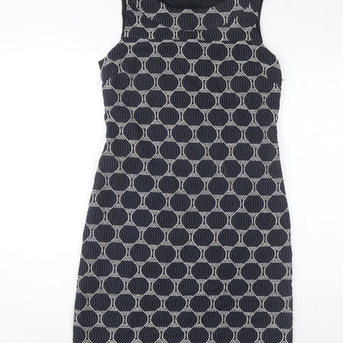 White Stuff Women's Geometric Sheath Dress Size 10