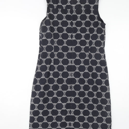 White Stuff Women's Geometric Sheath Dress Size 10