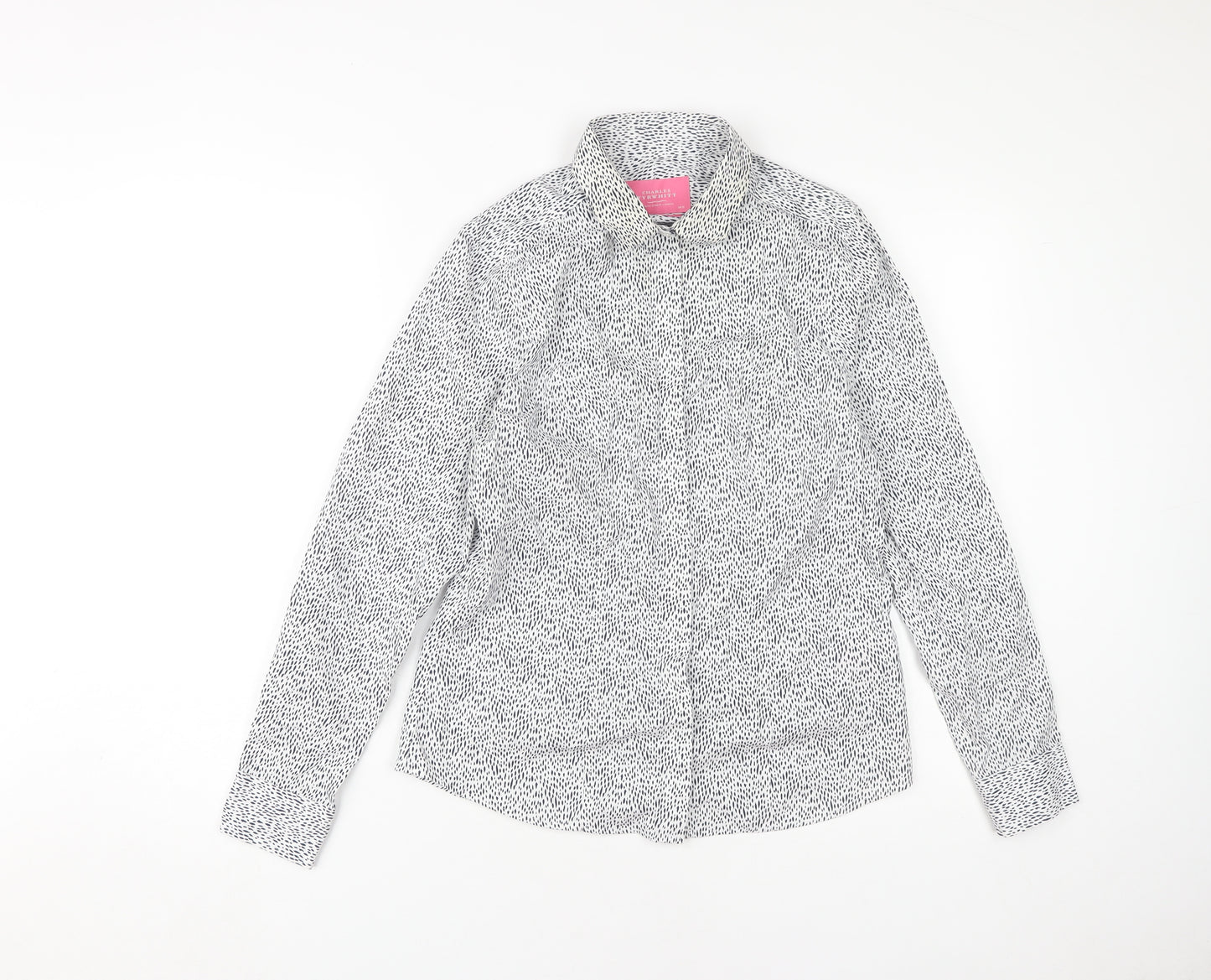 Charles Tyrwhitt Women’s Multicoloured Button-Up Shirt UK 10