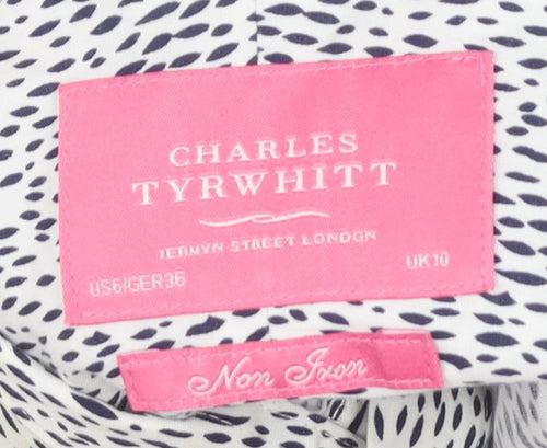 Charles Tyrwhitt Women’s Multicoloured Button-Up Shirt UK 10