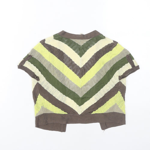 Phase Eight Women's Multicoloured Open Front Cardigan, Size 10
